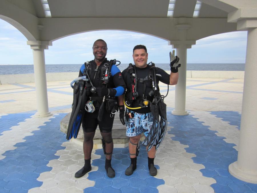 Sunabe water treatment plant - getting ready to dive