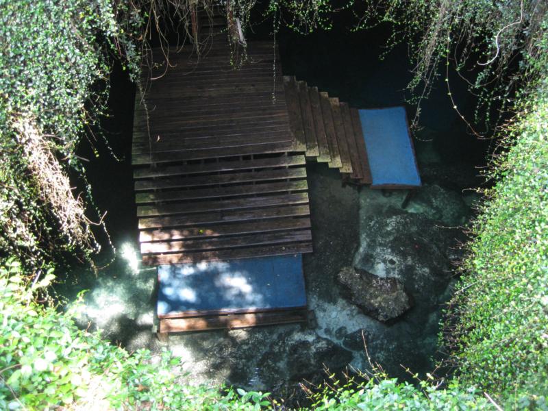 Devil’s Den Springs (Devils Den) - Looking down into Devil’s Den