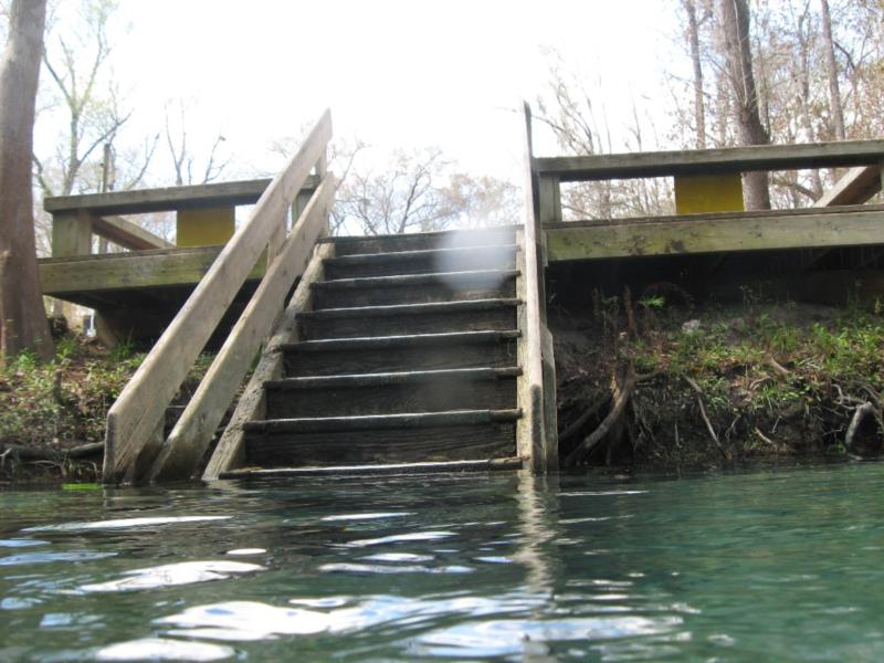 Ginnie Springs - one of the water entrys near eye