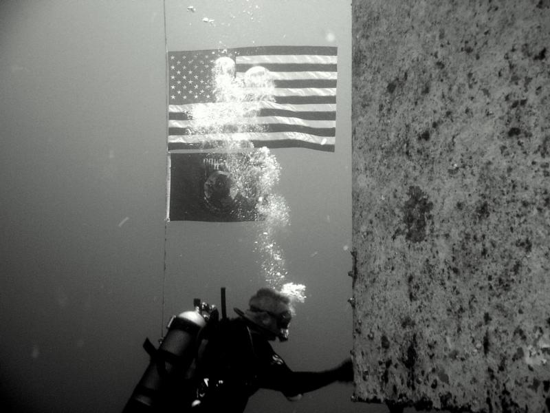 USS Oriskany - Flags