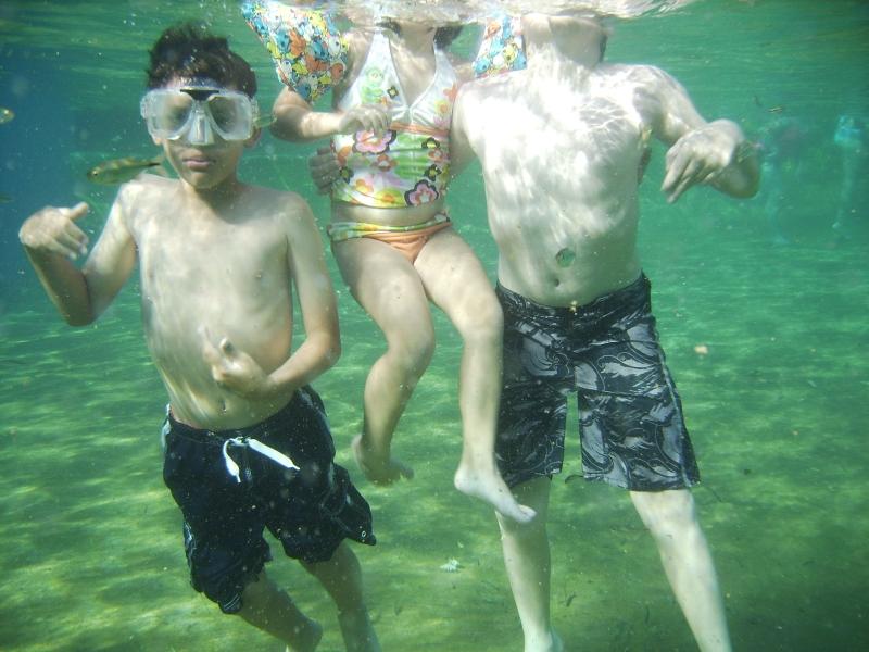 Balmorhea State Park - Greg’s kids (Chris, Conner and Macy) swimming at Balmorhea State Park, TX