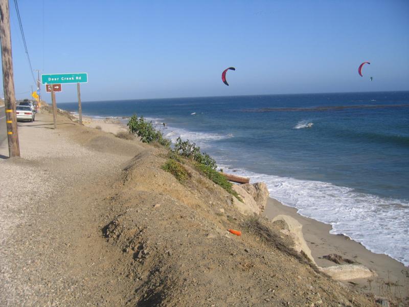 Deer Creek Road - Deer Creek Rd - looking S on PCH