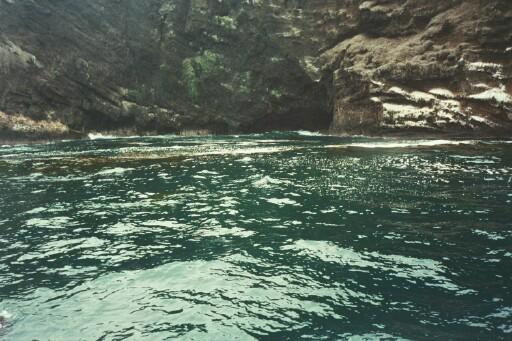 Santa Barbara Island - Surface shot of the notch