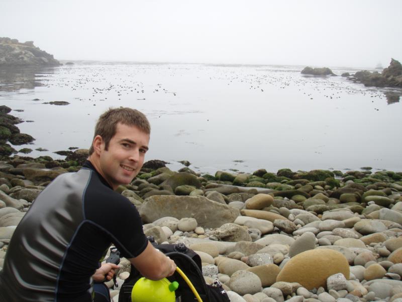 Gerstle Cove - Mendocino Coast - me at gerstle cove