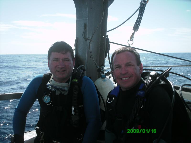 waiting to dive