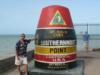 Southern most point (KW)