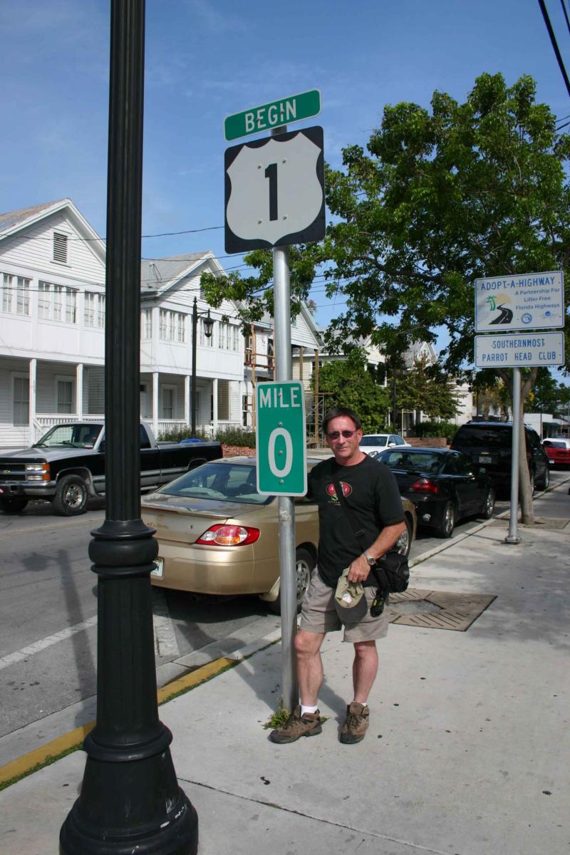 Highway 1, Mile 0, Key West