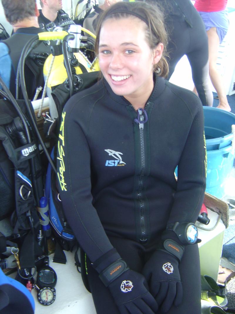 kimmy’s 1st dive