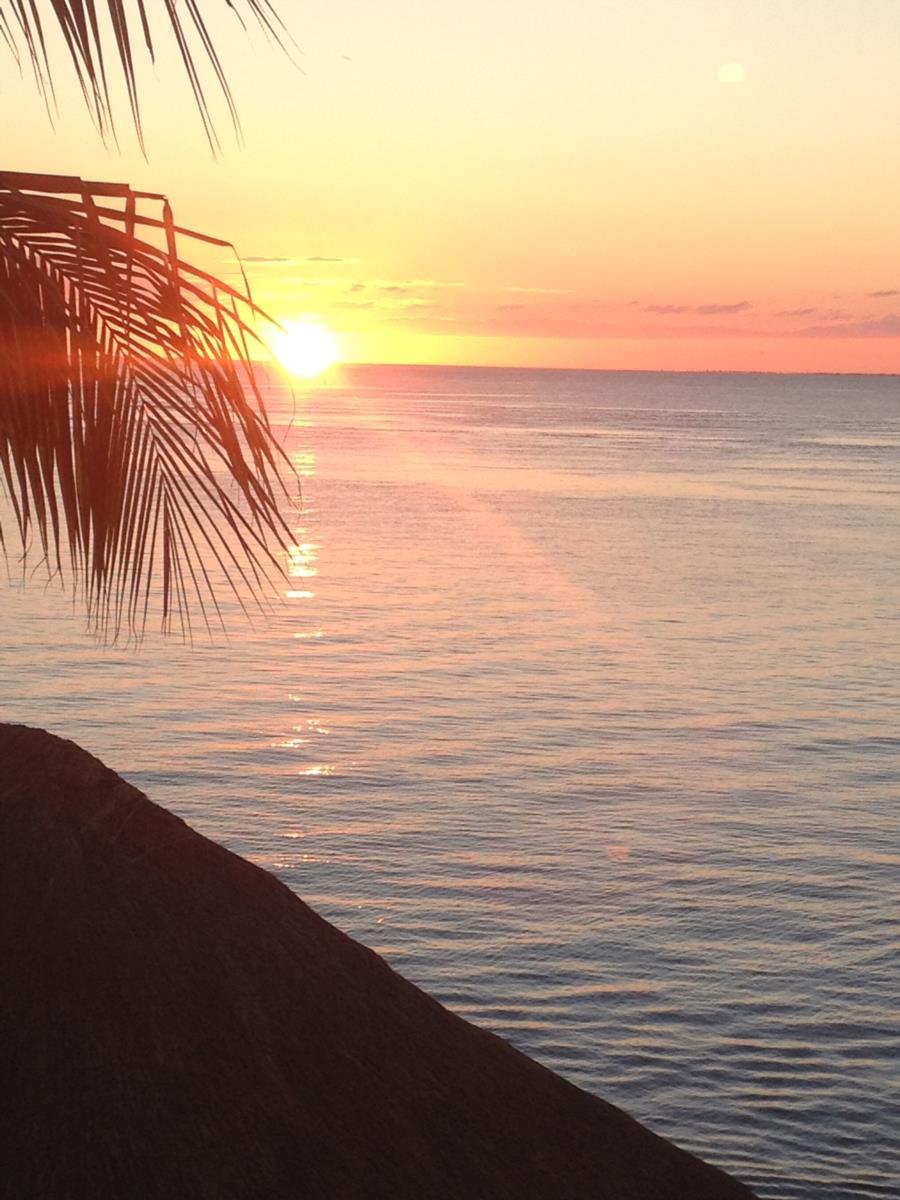 Sunset at Villa Aldora, Cozumel, Mx