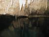 Underwater cavern in a cenote.