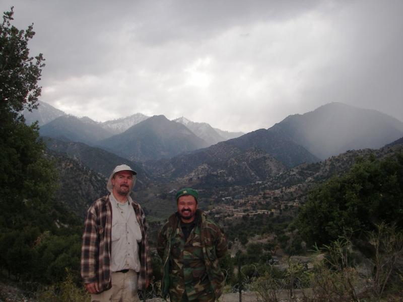 Afgan Commander at Korengal Outpost