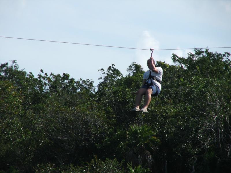 Zipline at Cenotes - Playa del Carmen
