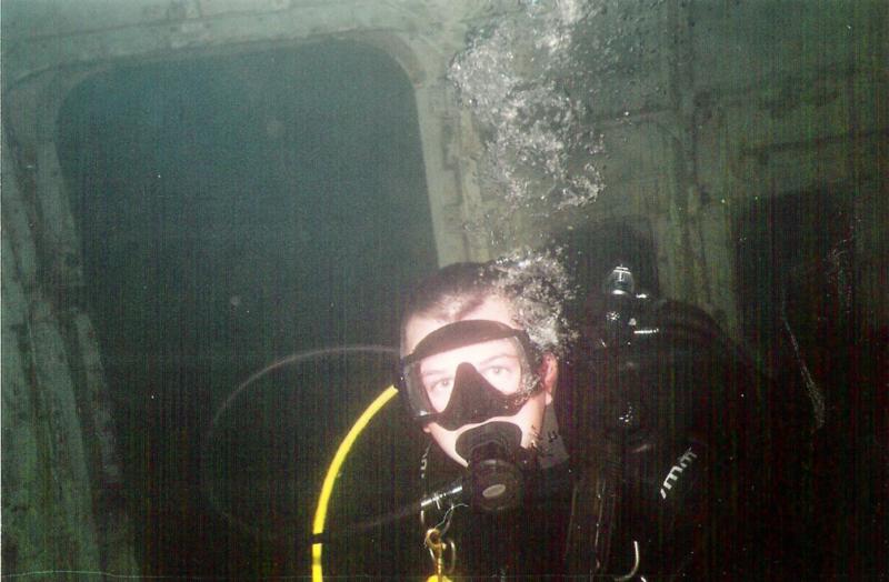 Inside a wreck