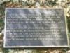 Plaque at Peacock Springs