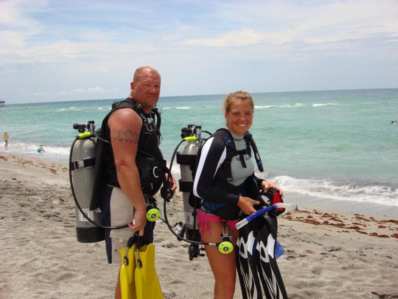 Diving with Daughter in Florida