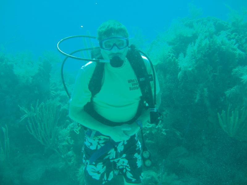 BOB ON THE REEF IN GRAND TURK