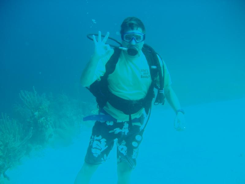 BOB ON THE REEF IN GRAND TURK