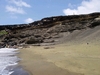 GREEN SAND BEACH, KONA HAWAII