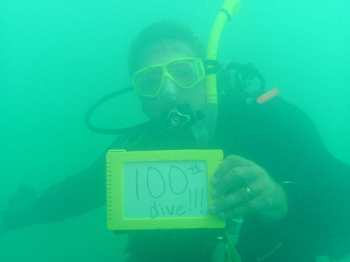 Karl’s 100th Dive