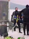 me on the ice dive
