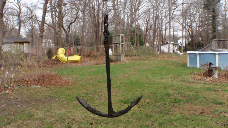 Old kedge style anchor