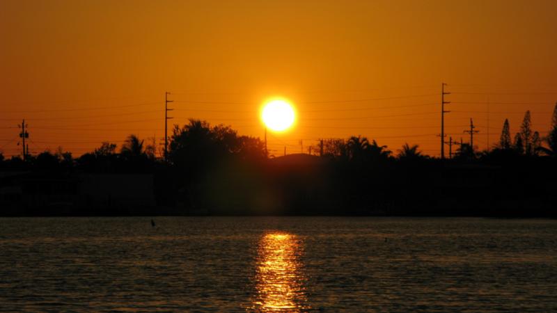 marathon sunset