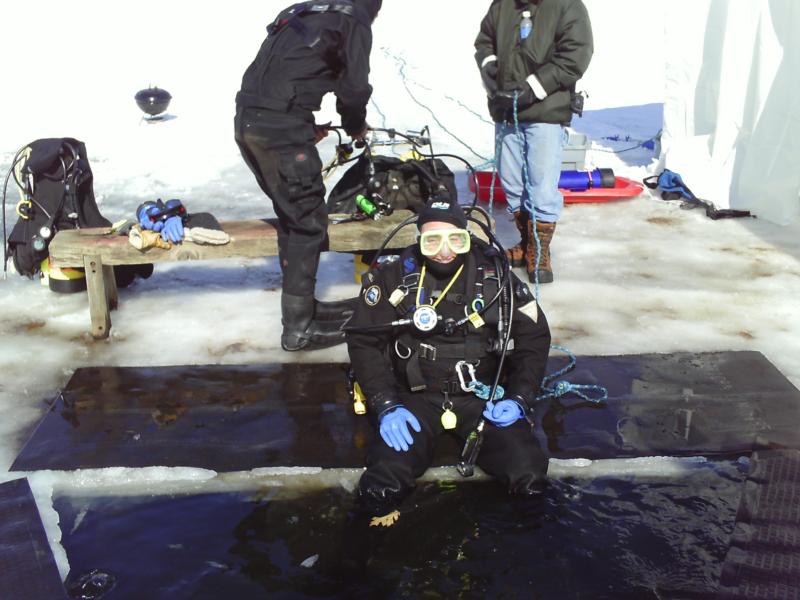 ice dive-yikes!