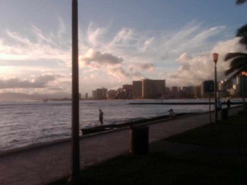 Waikiki near sunset