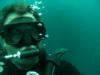 Greg taking a pic of himself trying to get the whale shark behind him