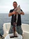 Giant Squid fishing off my boat, Channel Islands