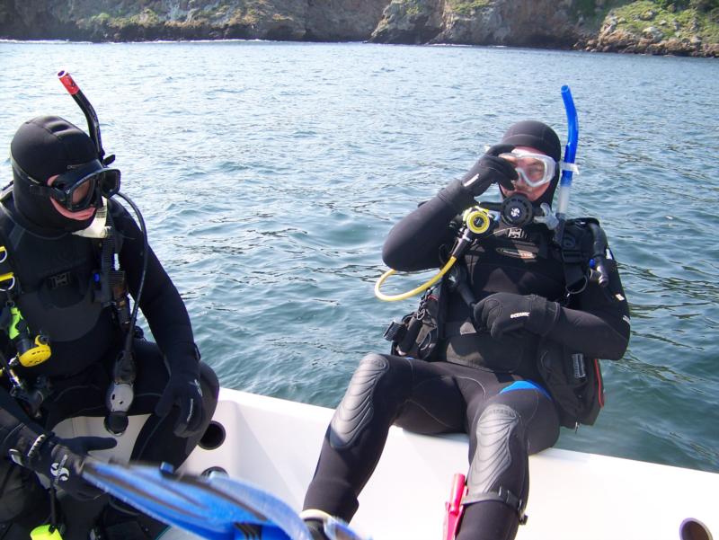 Going in, Scorpion Bay, Santa Cruz Island