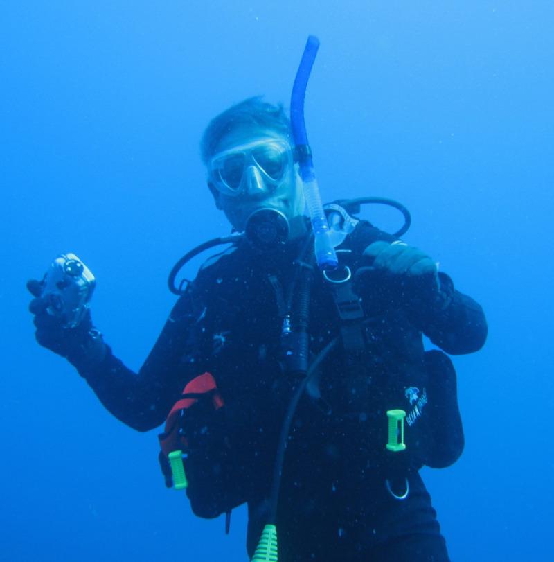 Diving on the USS Oriskany