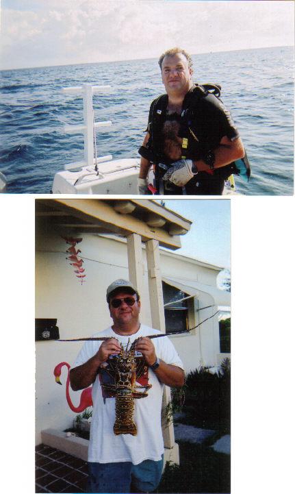 peter the lobster diver