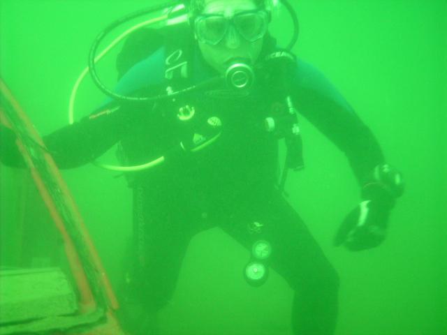 My Dive Buddy Pete next to Car