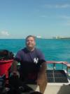 Me in Cozumel on the way to the dive site