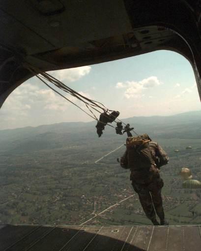 Jumping from a CH-46