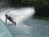 water sking