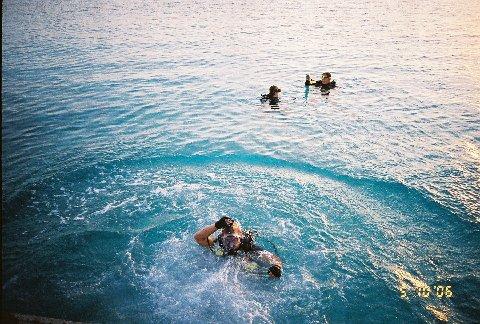 Shore dive from Divi