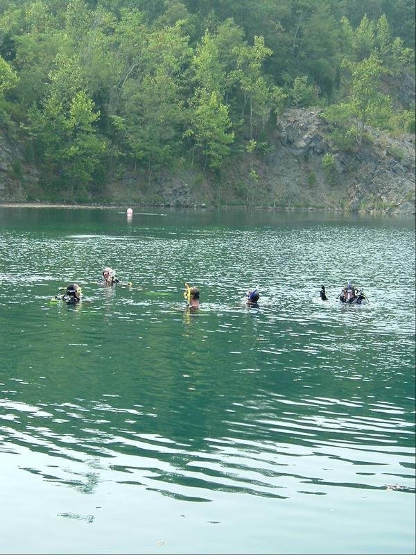Our Dive group @ Loch Low-Minn