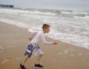 My son at a beach on the east coast of FL 2009