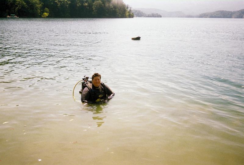 Me after dive @ S Holston Lake