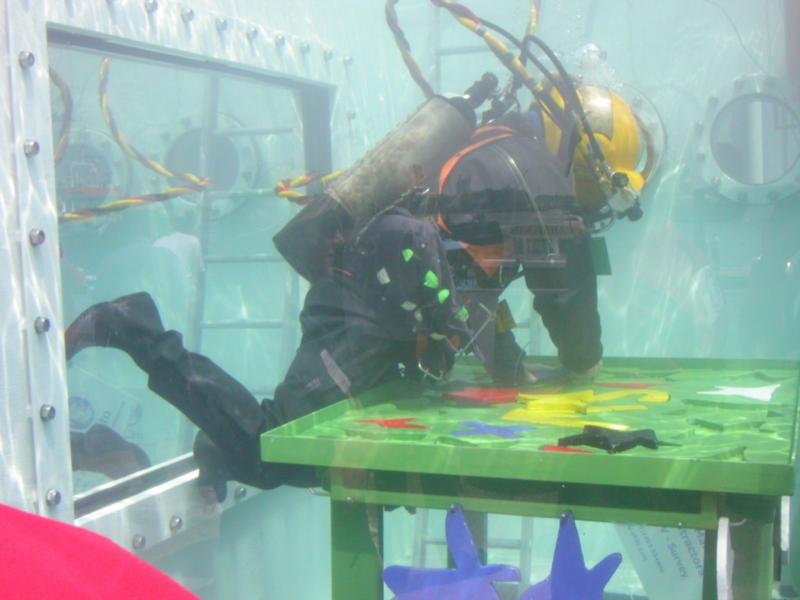 Diving Competition At Seaworks 2007