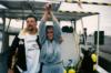 Rob and Sue on the dive boat at Kingston Canada in 02