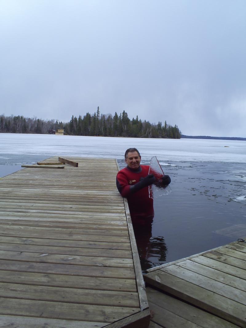 Playing on Ice Brak Up