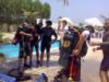 Getting ready for my first discovery of scuba diving