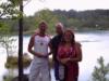 Me, Greg, and Becky at Blue Lagoon