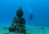 Buddha statue with me in the background, Hawaii