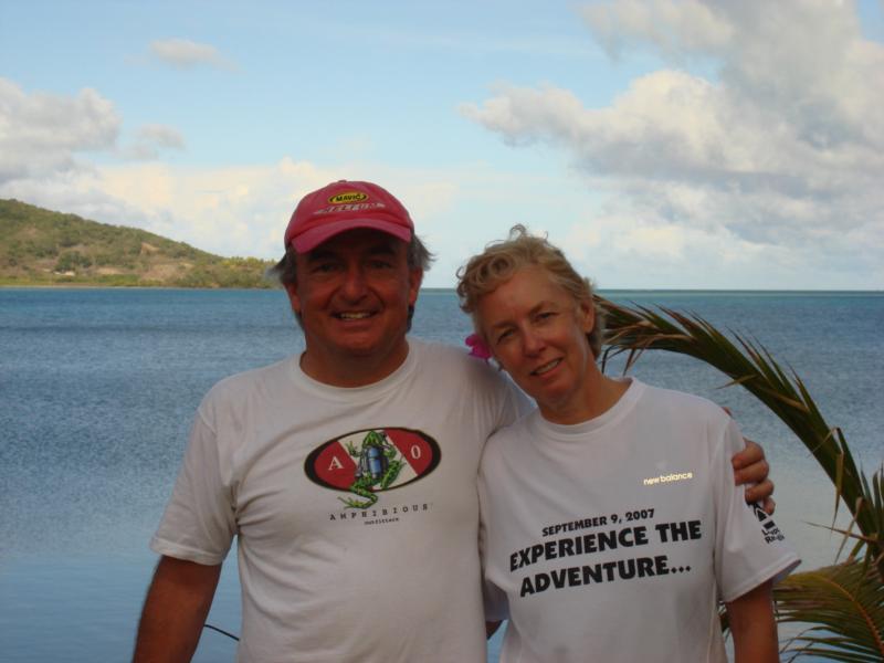 Sara & I in Fiji