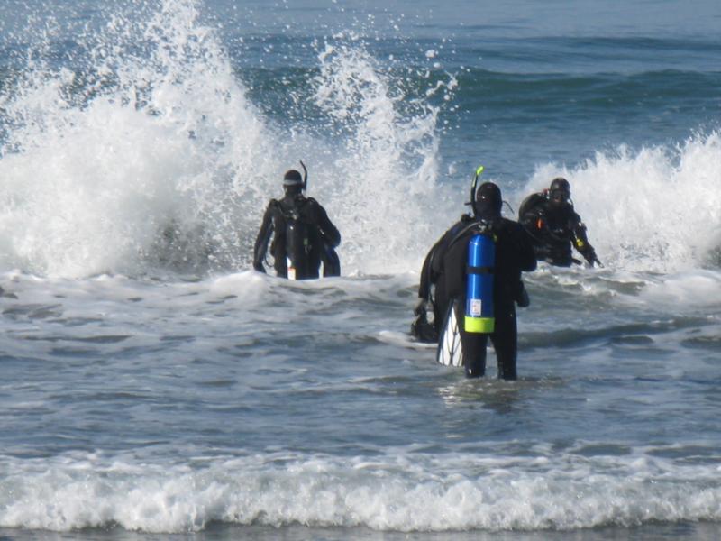Big surf entry - Del Mar, CA