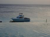 Dive Boat at Easy Diver Curacao